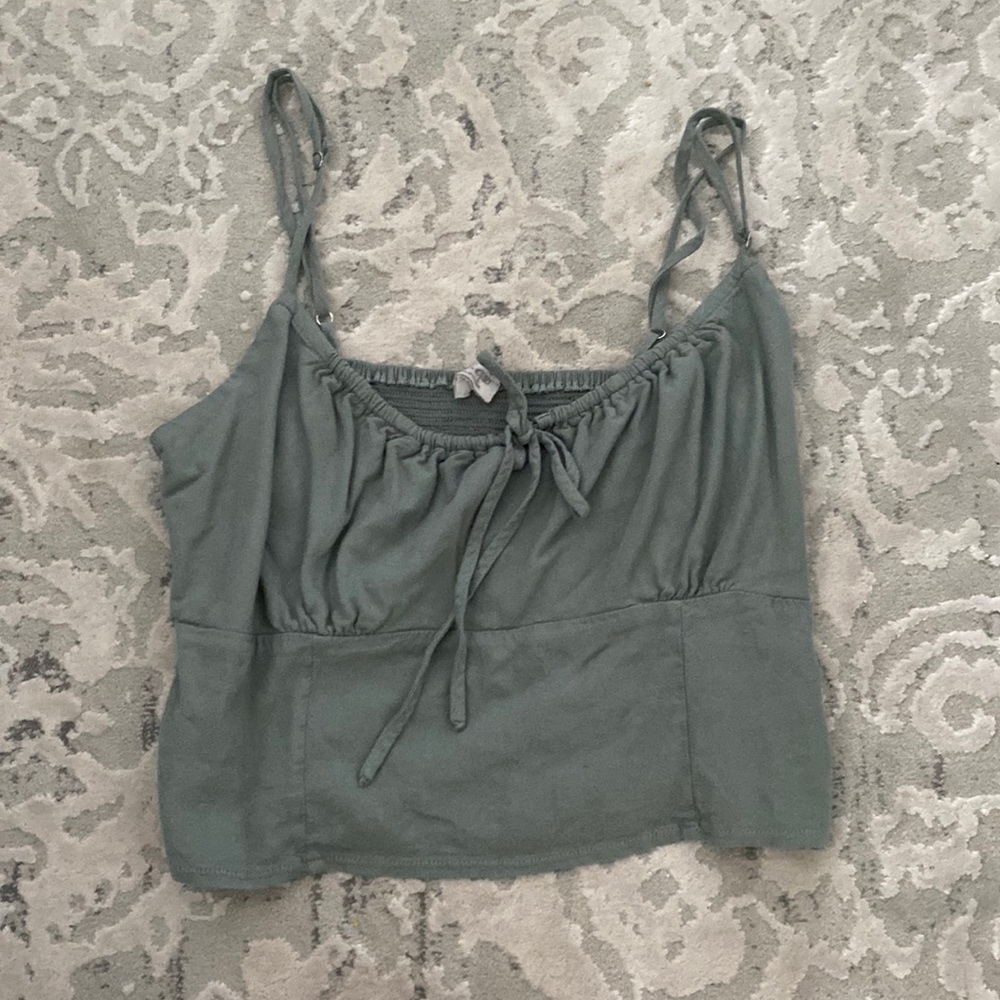 Brandy John Galt Cropped Tank Top One Size Fits All